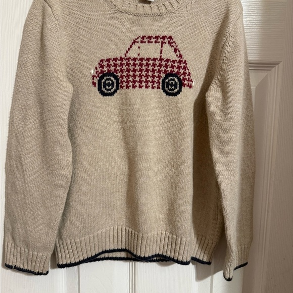 Janie and Jack Houndstooth Car Sweater - Picture 2 of 9